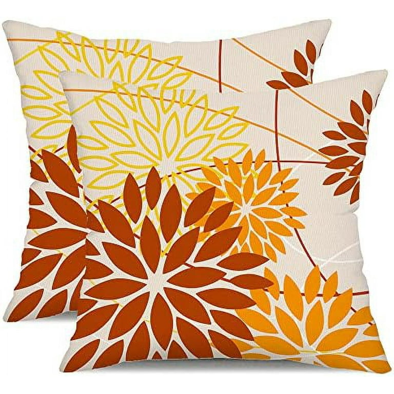 Floral pillow covers 18x18 sale