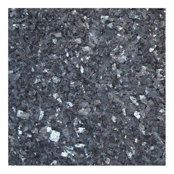 Blue Gray Pearl Granite Floor Tile Flooring Bathroom Shower Wall Backsplash Entrance Foyer Fireplace Kitchen Countertops - 12 x 12 Polished Tile (5 Sqft)