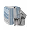thumbnail image 1 of Blue Gray Stripes Stand Mixer Dust Cover with Storage Pocket & Handles,Contemporary Minimalist Abstract Lines Fits All Tilt Head & Bowl Lift Kitchen Appliance Cover Organizer Accessories,6-8 Quart, 1 of 6