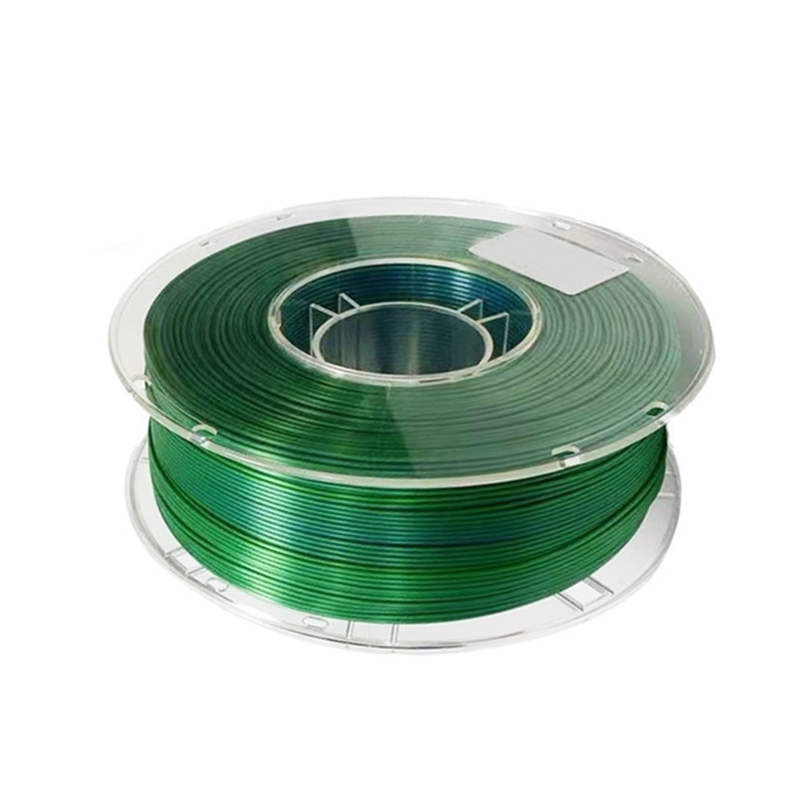 Blue-Green 3D Printer Filament, Creativity Mixed Colors Silk-like PLA, Dimensional Accuracy 1.75mm +/- 0.02mm, Easy-to-Print, 1KG