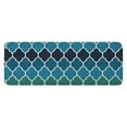 thumbnail image 1 of Blue Green Checkered Pattern Kitchen Rug Mat,Kitchen Runner Rugs Non Skid Washable,Decorative Kitchen Floor Mats for Kitchen,Sink,Laundry,17"x47.2", 1 of 7