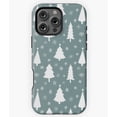 thumbnail image 1 of Blue Green Christmas Tree Pattern Phone Case for iPhone 16 15 14 13 12 11 Pro Max, 1 of 2