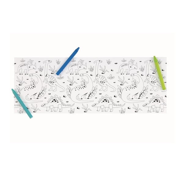 Blue & Green Dinosaur Coloring Sheet (Each)