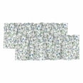 thumbnail image 1 of Blue Green Eucalyptus Curtain Valances for Windows, Kitchen Valance Window Treatments Panel 2 Pack, Spring Botanical Leaves Weeping Rod Pocket Short Curtains for Bathroom Bedroom 42 x 12 Inch, 1 of 8