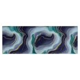 thumbnail image 1 of Blue Green Gold Marble Pattern Kitchen Rug Mat,Kitchen Runner Rugs Non Skid Washable,Decorative Kitchen Floor Mats for Kitchen,Sink,Laundry,17"X47", 1 of 5