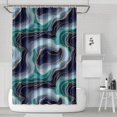 thumbnail image 1 of Blue Green Gold Marble Pattern Shower Curtain 72"x72" ,Bathroom Decorative Shower Curtains Set with 12 Hooks,Modern Waterproof Washable Shower Curtain, 1 of 6