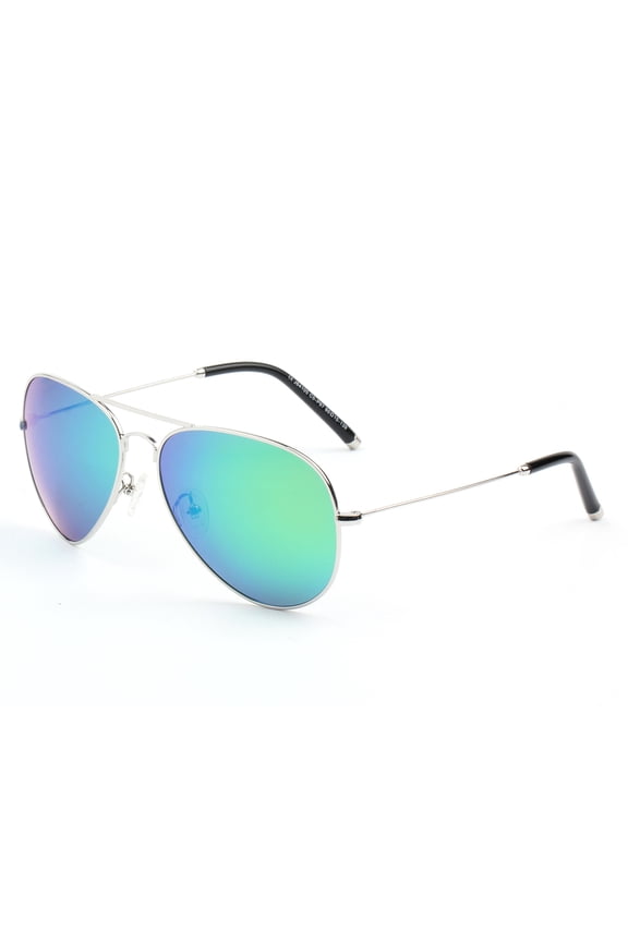 Blue-Green Gradient Aviator Frame Sunglasses - UV Protection Fashion Daily & Social Eyewear