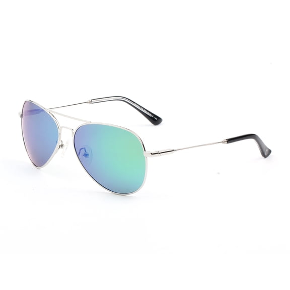 Blue-Green Gradient Aviator Frame Sunglasses - UV Protection Fresh Fashion Outdoor Eyewear
