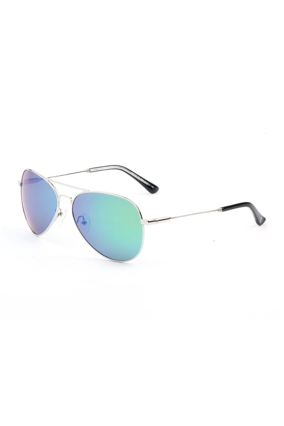 Blue-Green Gradient Aviator Frame Sunglasses - UV Protection Fresh Fashion Outdoor Eyewear