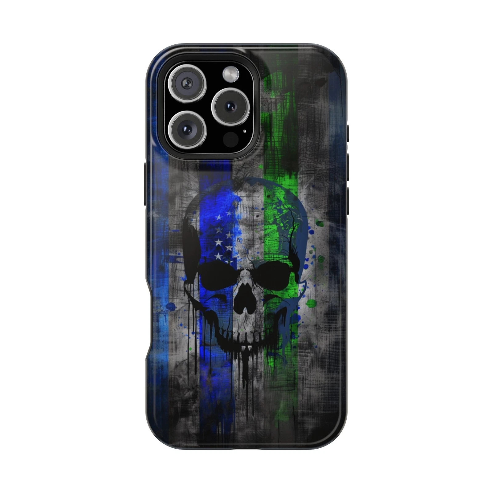 Blue Green Mystic Abstract Art Case for iPhone 17 to 11 Pro Max ...