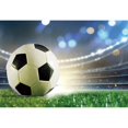 Blue Green Soccer Football Field Backdrop for Photography Boys Birthday