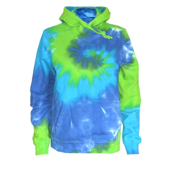 Blue Green Twist Tie Dye Sweatshirt (Adult Large)
