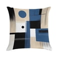 thumbnail image 1 of Blue And Grey Abstract Art Artwork Pillow Covers,Blue And Grey Abstract Art Artwork Throw Pillow Covers 20"×20" ,Living Room Sofa Couch Pillow Covers,Decorative Pillow Covers, 1 of 7