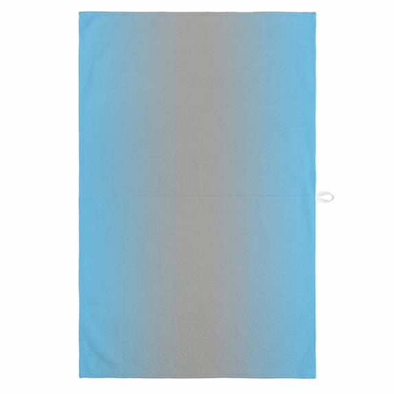 Blue Grey Ombre 1 Pack Kitchen Towel, Water Absorbent Dish Towel, Modern Gradient Abstract Art Decorative Hand Towels - Quick Drying Cloth for Cooking Baking, 18x28 Inch