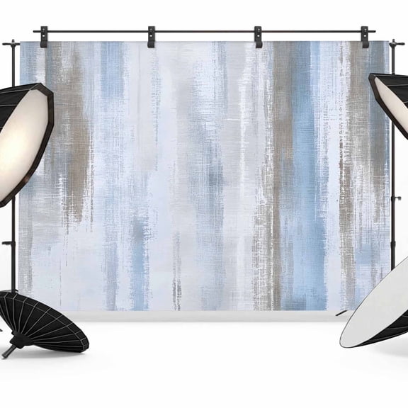 Blue Grey Paint Photography Backdrop 7x5FT, Modern Abstract Grey Blue Stripes Photo Backdrops, Background for Photography Studio Photo Studio Background, Back Drop for Photoshoot