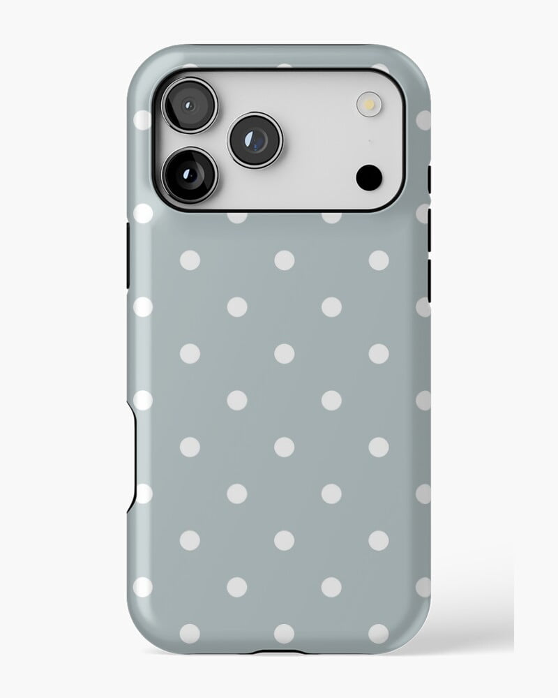 Blue Grey Small Polka Dots Pattern H1209 Premium Durable Case for ...
