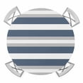 thumbnail image 1 of Blue Grey Stripe Round Fitted Tablecloth with Elastic Edge, Waterproof Table Cloth Table Cover for 36"-44" Tables, Farmhouse Modern Art Striped Tablecloths for Dining Picnic Indoor Outdoor, 1 of 9