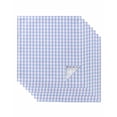 thumbnail image 1 of Blue Grid Cloth Napkins Set of 8 Reusable Dinner Napkins, Checkered Plaid Gingham Lattice Trellis Print Cocktail Napkin Washable Table Napkins for Wedding/Holiday Party/Baby Shower 20"x20", 1 of 7