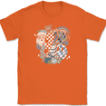 thumbnail image 1 of Blue Groovy Merry Christmas T-Shirt Funny Holiday Xmas Santa Clause Tee - Orange, 2XL, 1 of 1