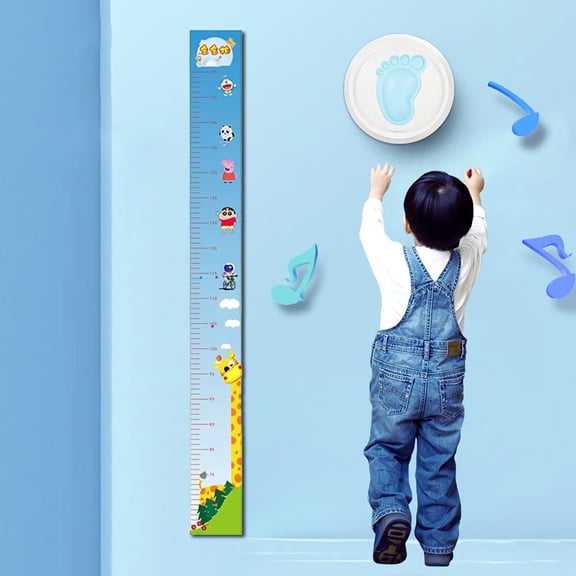 (Blue)Growth Chart for with Touch High Jump Counter，Basketball Training aid，high Jump Trainer