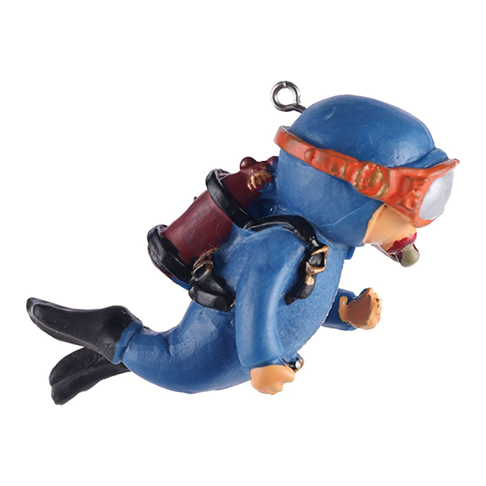 Blue Guy Diver Decorative Ornament For Fish Tanks And Aquariums 1PC