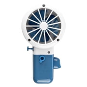 Blue Handheld Prank Water Gun, Rechargeable Portable Misting Fan, Outdoor Water Games, 1 Pc