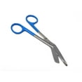 thumbnail image 1 of Blue Handle Pattern Color Lister Bandage Scissors 5.5" (14cm), Stainless Steel, 1 of 6