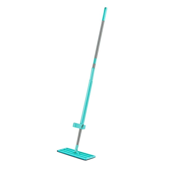 Hands-Free Flat Mop - Dry and Wet Use Easy Sweeping and Dusting Floor Mop with Swivel Head