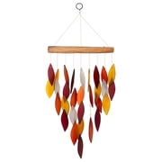 Blue Handworks Desert Sands Glass Wind Chime, Waterfall