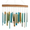 thumbnail image 1 of Blue Handworks Glass Wind Chime, Caribbean Beach Windchime, Outdoor Decor, 1 of 6
