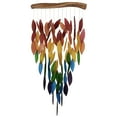 thumbnail image 1 of Blue Handworks Glass Wind Chime Deluxe Rainbow Waterfall Wind Chime for Outside, 1 of 8