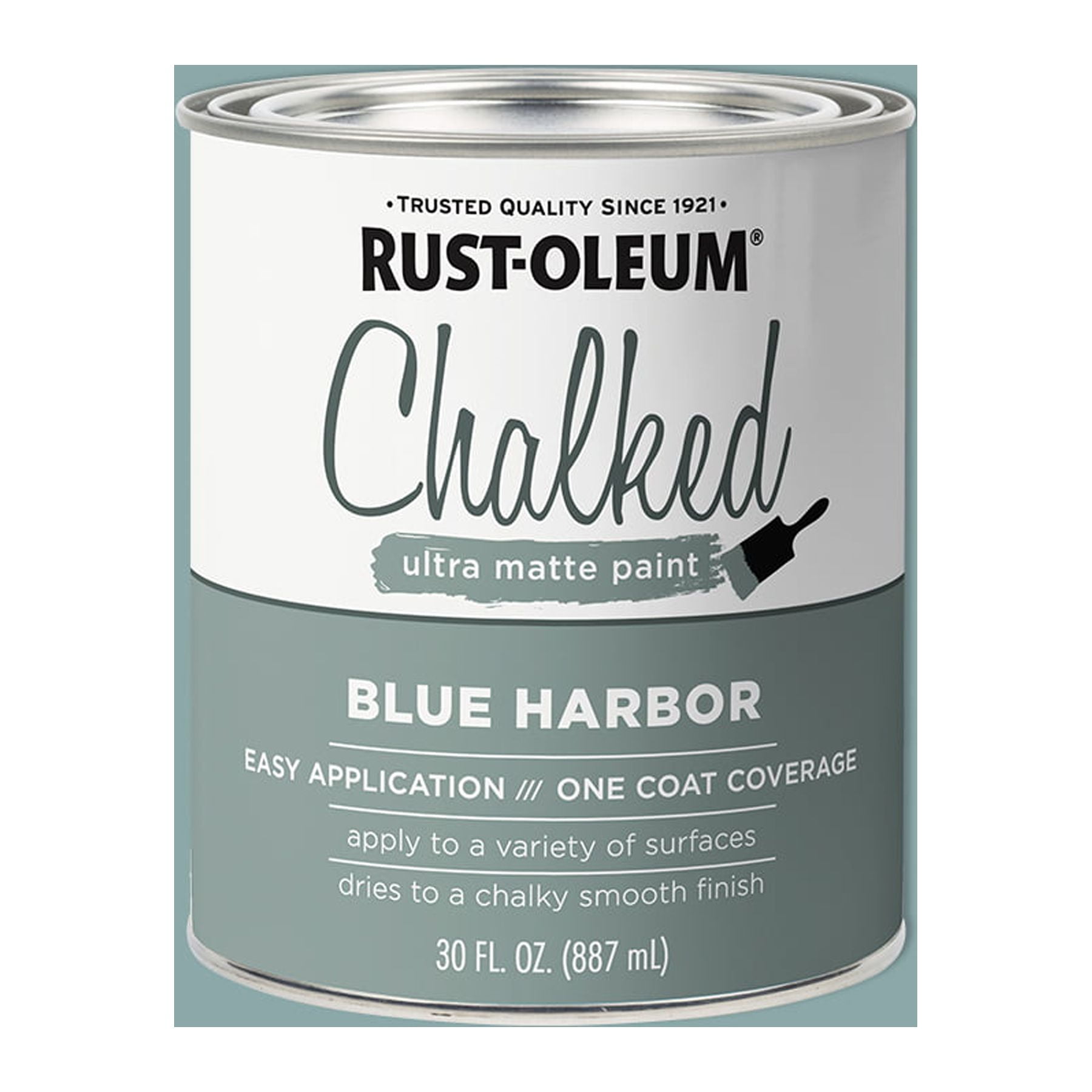 Blue Harbor, RustOleum Chalked Ultra Matte Paint371675, Quart, 2 Pack