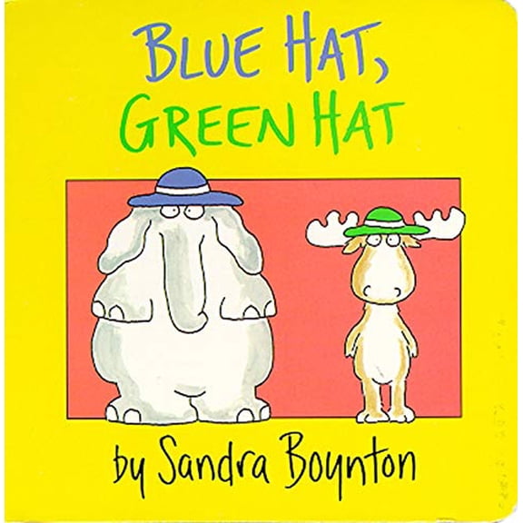 Pre-Owned Blue Hat, Green Hat by Sandra Boynton (Board book)