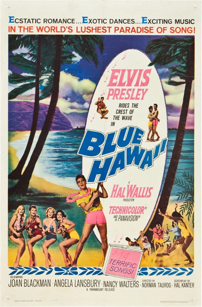 Blue Hawaii Canvas Art - (24 x 36)