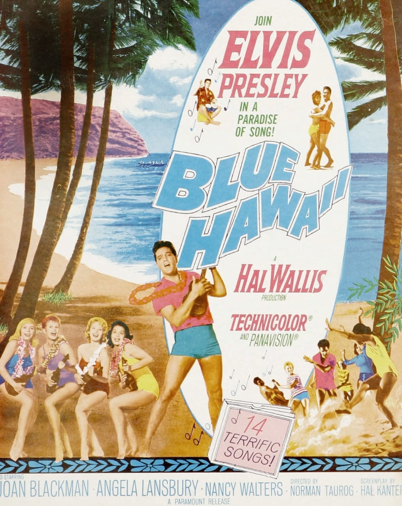 Blue Hawaii Canvas Art - (24 x 36)