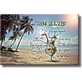 thumbnail image 1 of Blue Hawaii Drink Picture on Stretched Canvas, Wall Art Decor, Ready to Hang!, 1 of 3