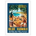 thumbnail image 1 of Blue Hawaii - Elvis Presley - Vintage Film Movie Poster by Mauro Colizzi c.1961 - Bamboo Fine Art 290gsm Paper Print (Unframed) 18x24in, 1 of 4