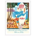 thumbnail image 1 of Blue Hawaii - Join Elvis Presley in a Paradise of Song - Vintage Film Movie Poster - Bamboo Fine Art 290gsm Paper Print (Unframed) 24x32in, 1 of 4