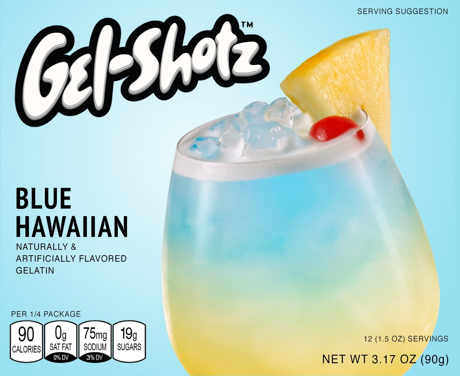 Blue Hawaiian Gel Shotz Gelatin - Walmart.com