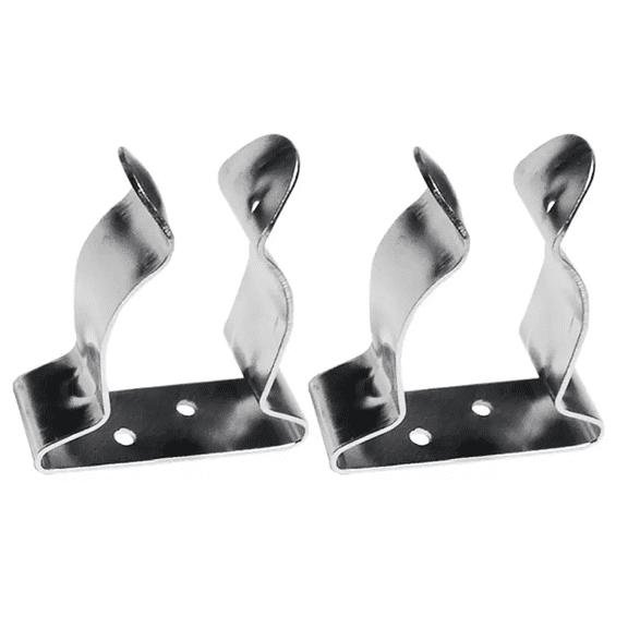 Blue Hawk Stainless Steel Fine Polished General Purpose Storage Clips - 2 Ct