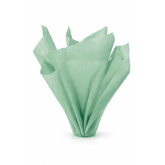 Blue Haze Tissue Paper Squares, Bulk 10 Sheets, Feronia Packaging, Large 15x20 Inch