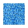thumbnail image 1 of Blue Head Scarf, Diagonal Checked Pattern, Head Wrap, 3 Sizes, by Ambesonne, 1 of 2