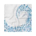 thumbnail image 1 of Blue Head Scarf, Water Droplets Bubbles, Head Wrap, 3 Sizes, by Ambesonne, 1 of 2
