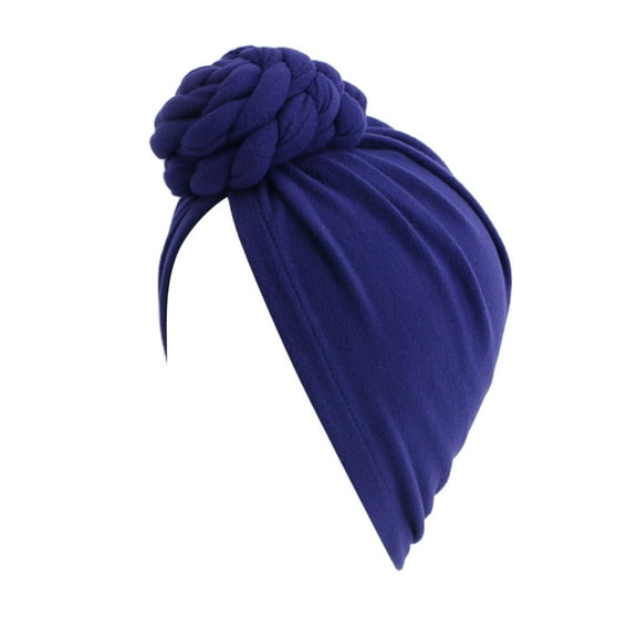 Blue Headband for Women Cancer Head Scarf Hat Cap Hair Scarf Turban Head Wrap Turban Hats Headwear