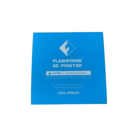 Blue Heated Bed Print Sticker For Build Plate Flashforge Finder 3D Printer 157 x 157mm