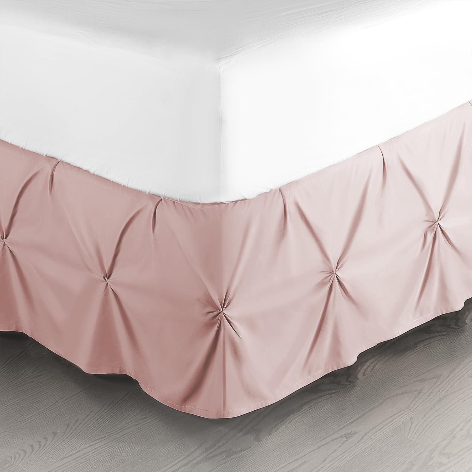 Blue Heaven Bed Skirt Full Size, Pinch Pleat Full Bed Skirt, 14" Inch ...