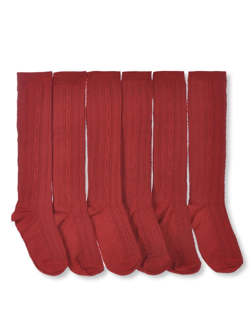 Girls deals burgundy socks