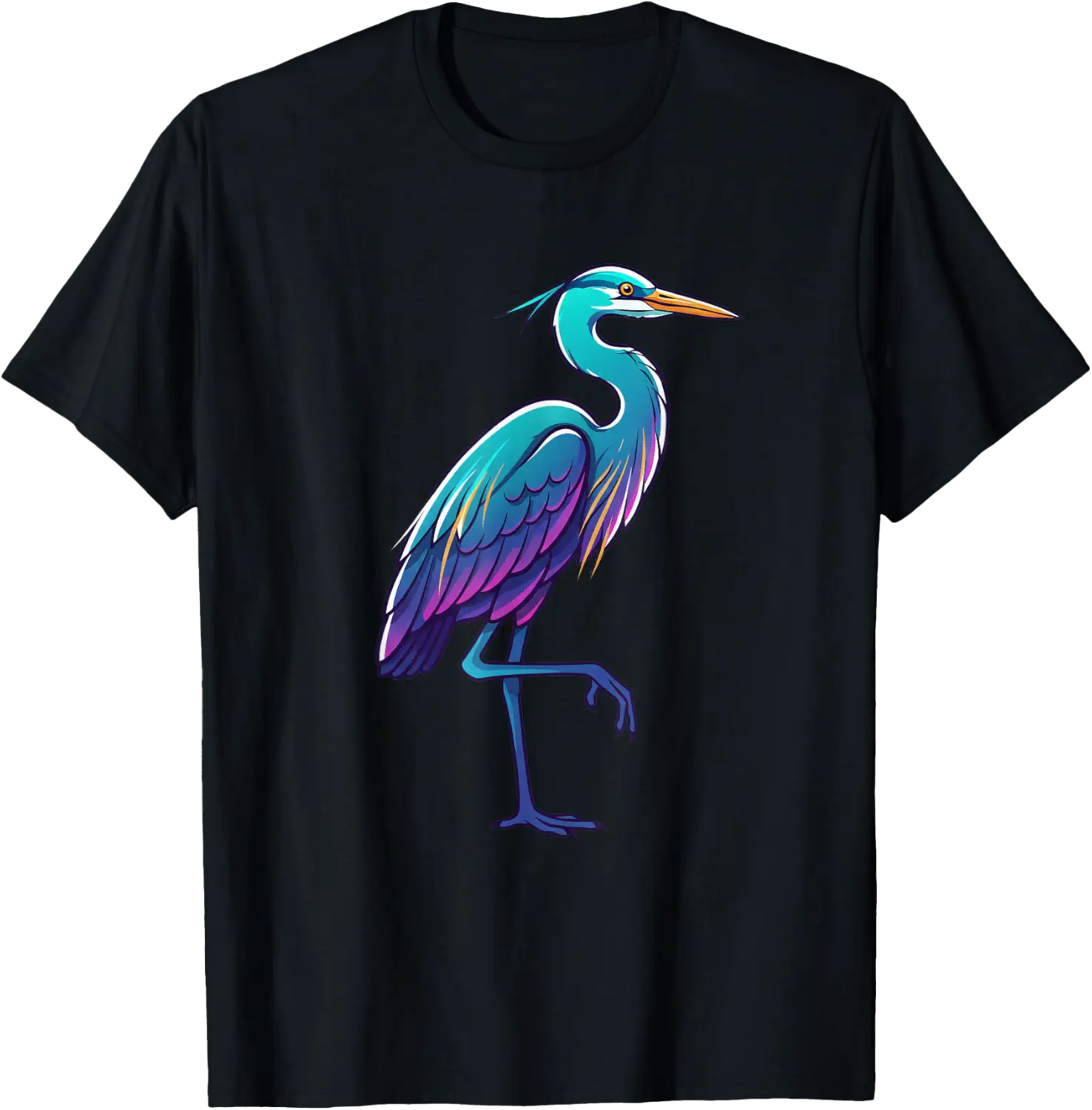 Blue Heron Bird Nature Inspired T-Shirt - Walmart.com