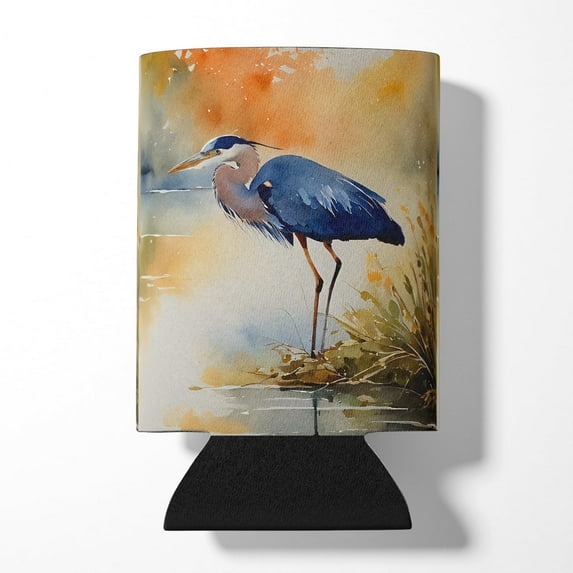 Blue Heron Can or Bottle Hugger 3 in x 5 in