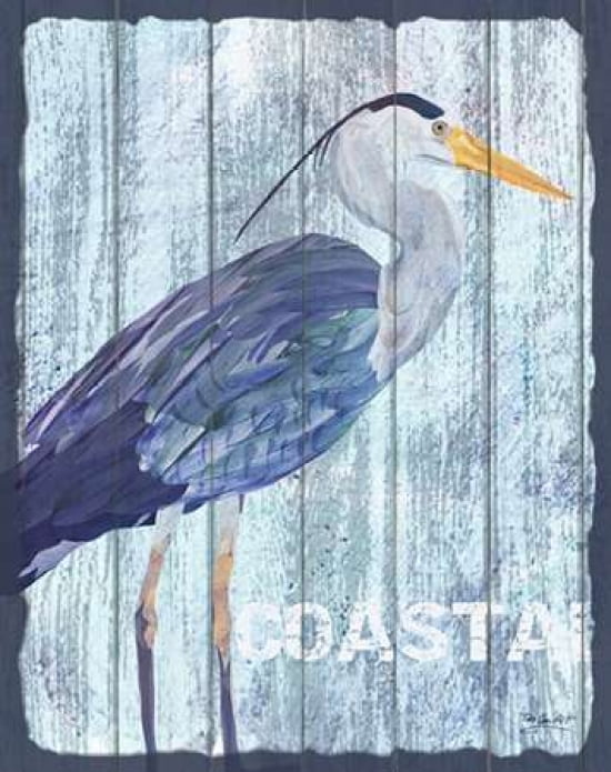 Blue Heron Canvas Art - Two Can Art (22 x 28)